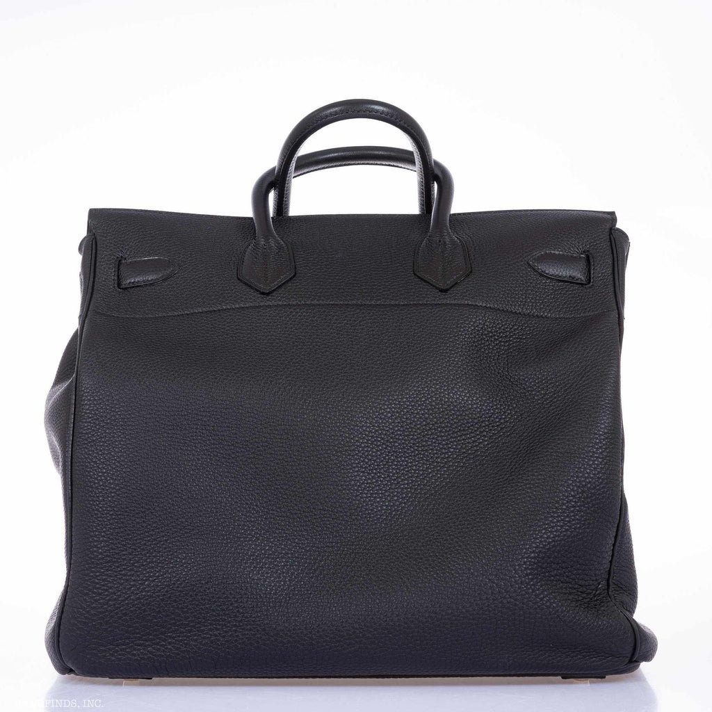 Hermès Birkin 40 HAC Black Clemence Palladium Hardware