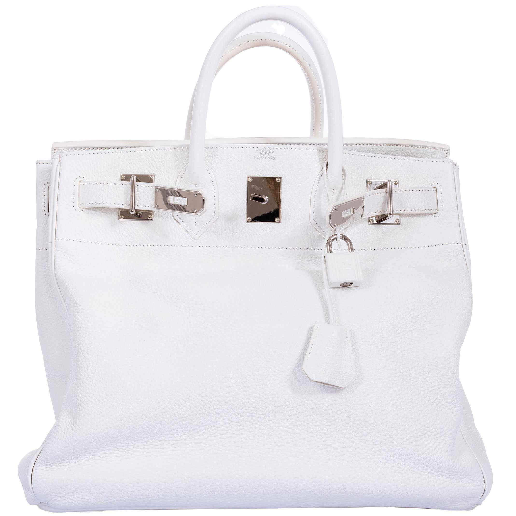 Hermès Birkin 40 HAC White Togo Palladium Hardware