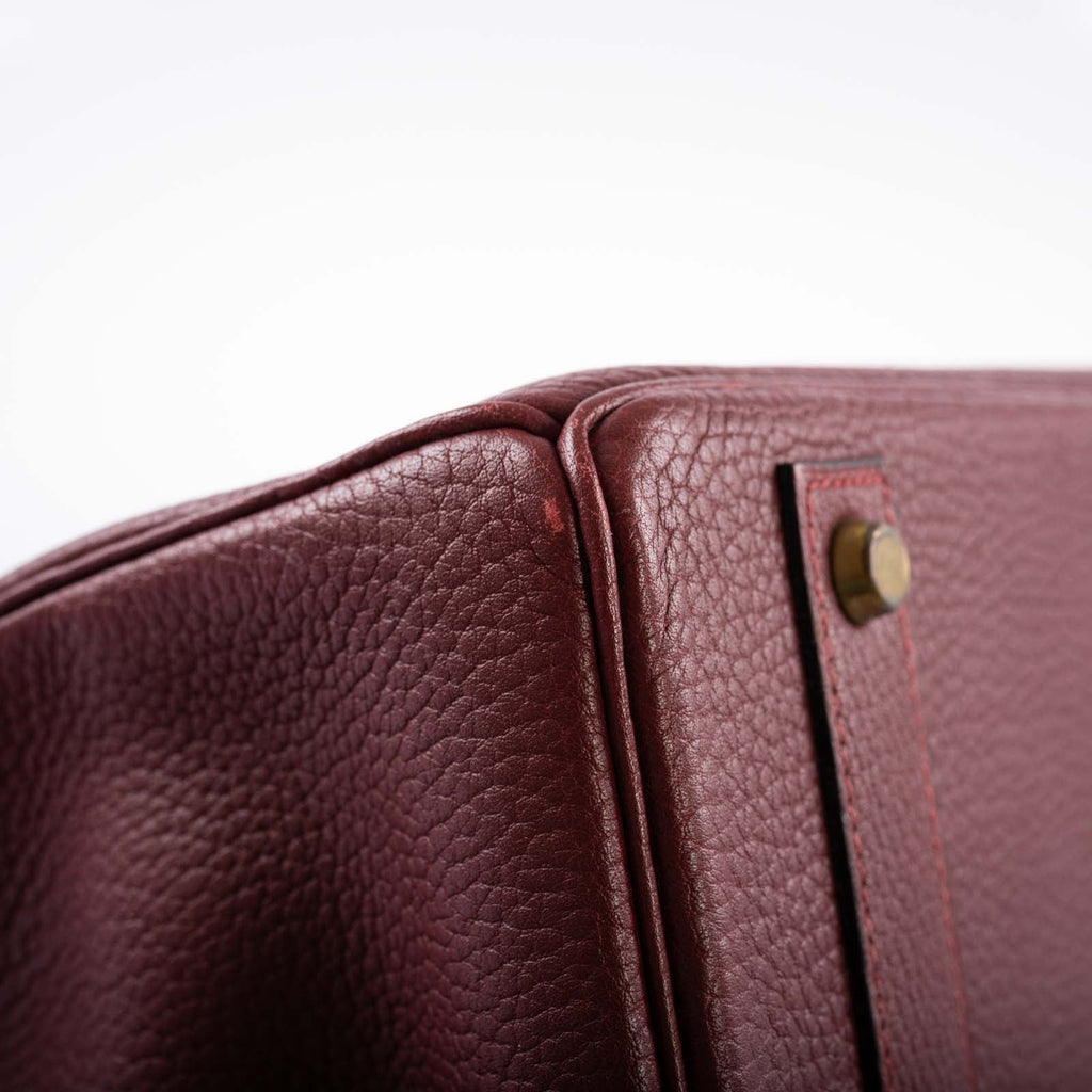 Hermès Birkin 40 Rouge H Vachette Fjord with Gold Hardware