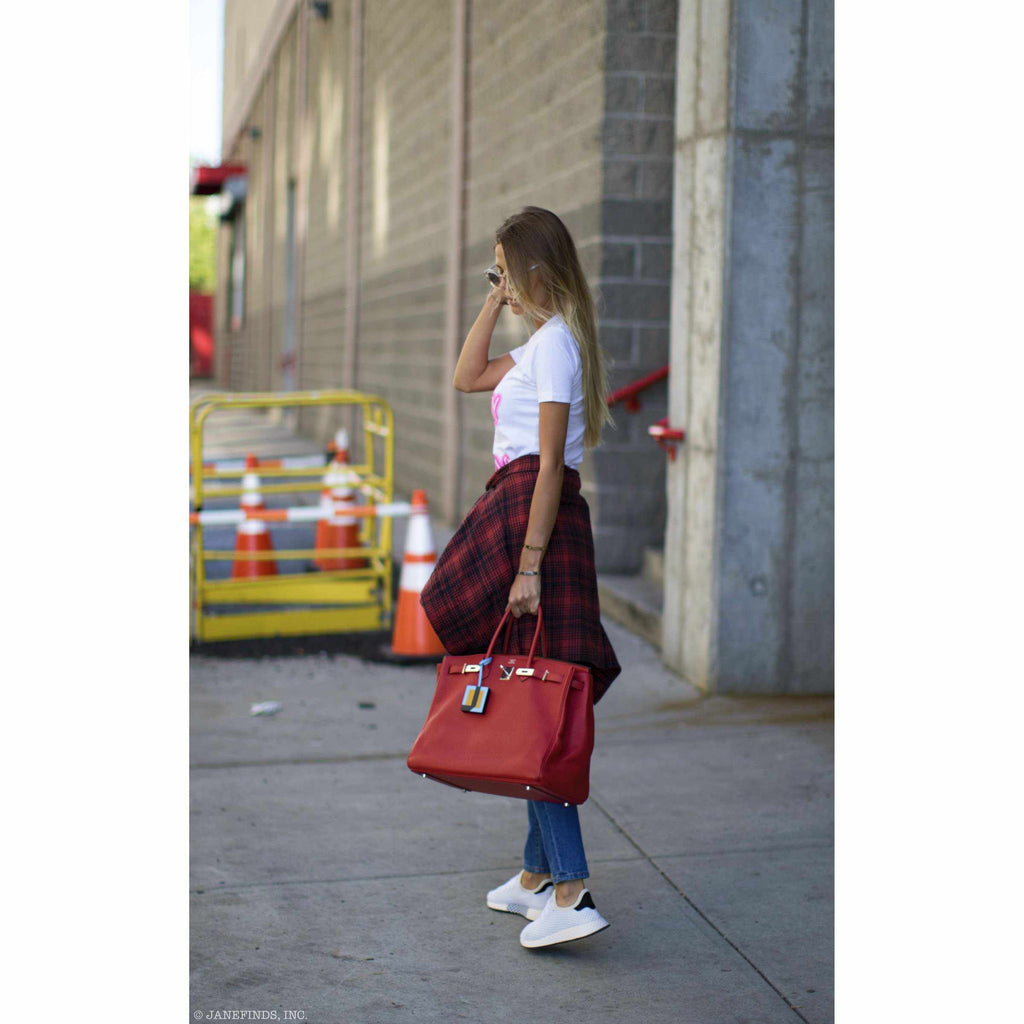 Hermès Birkin 40 Rouge Vif Togo Palladium Hardware