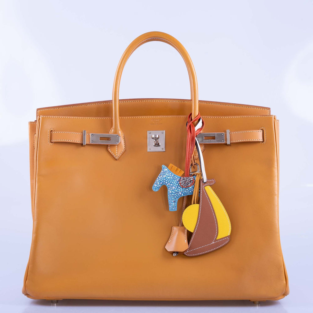 Hermès Birkin 40 Vache Naturelle Palladium Hardware