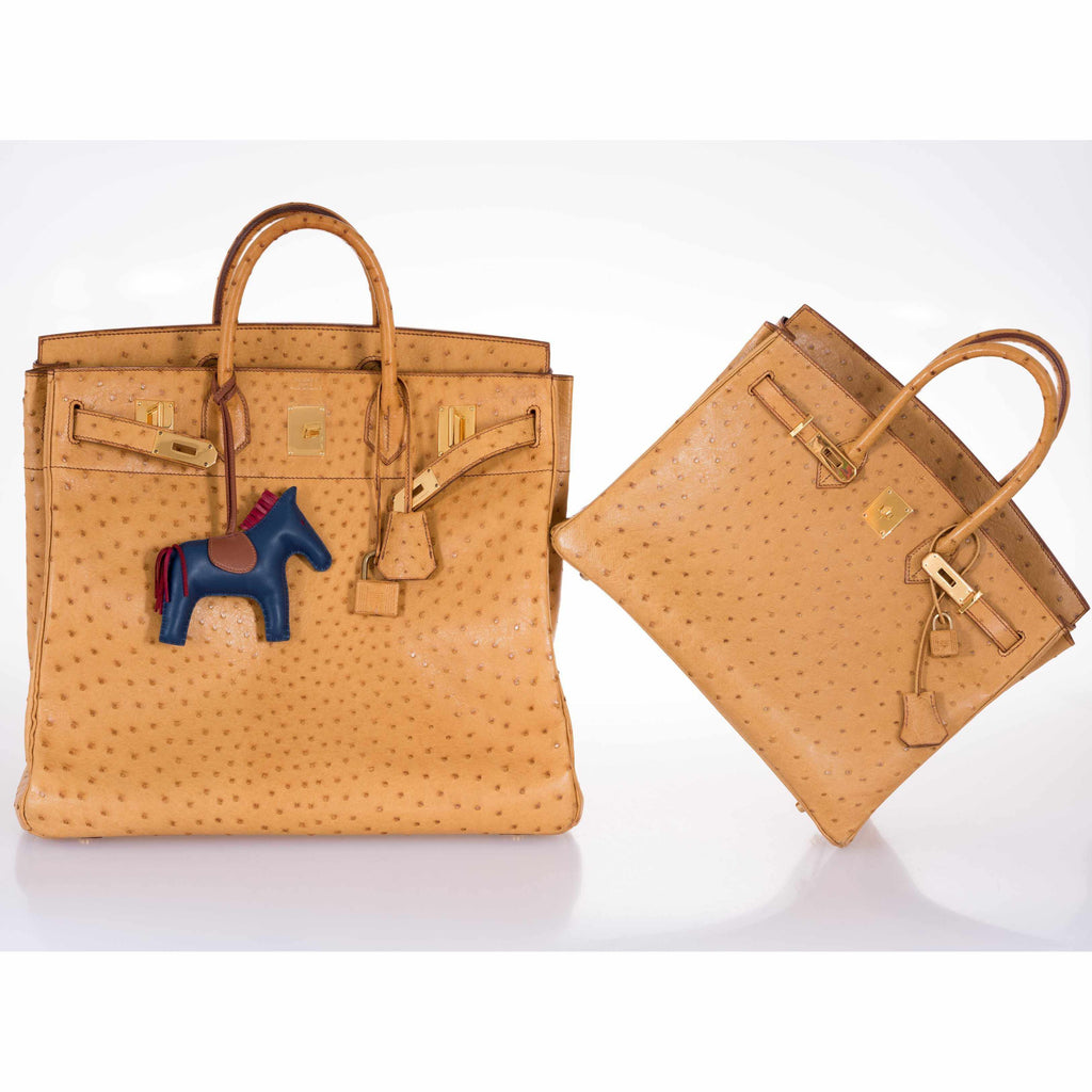Hermès Birkin 45 HAC Gold Ostrich Gold Hardware