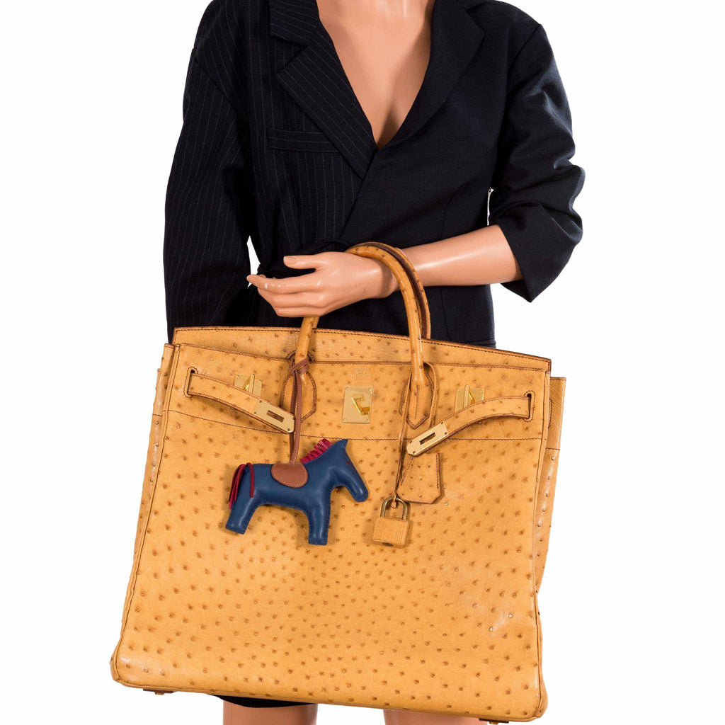 Hermès Birkin 45 HAC Gold Ostrich Gold Hardware