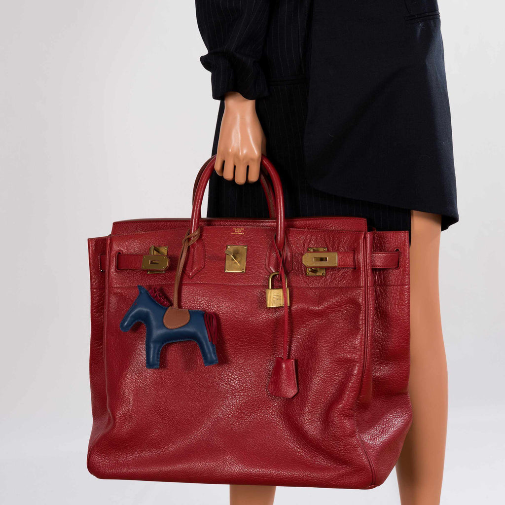 Hermès Birkin 45 HAC Red Buffalo Gold Hardware
