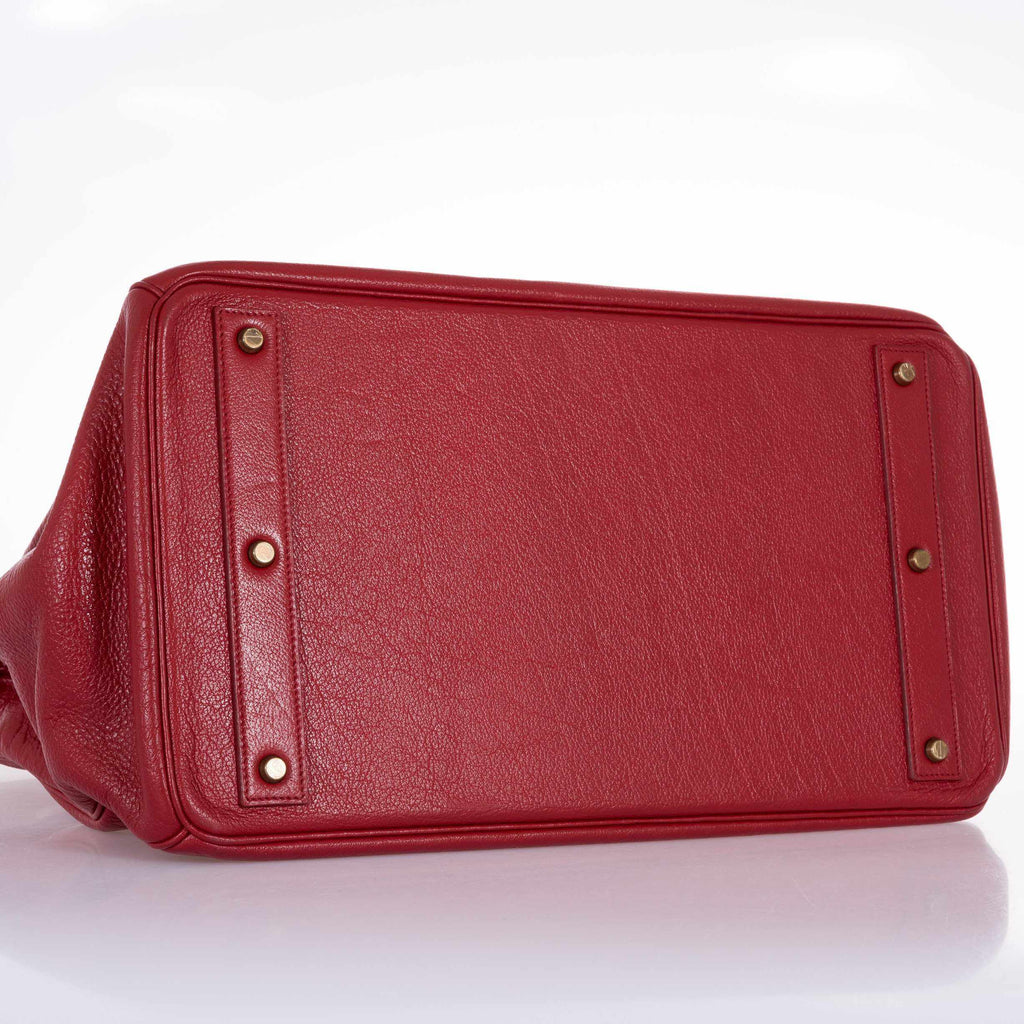 Hermès Birkin 45 HAC Red Buffalo Gold Hardware
