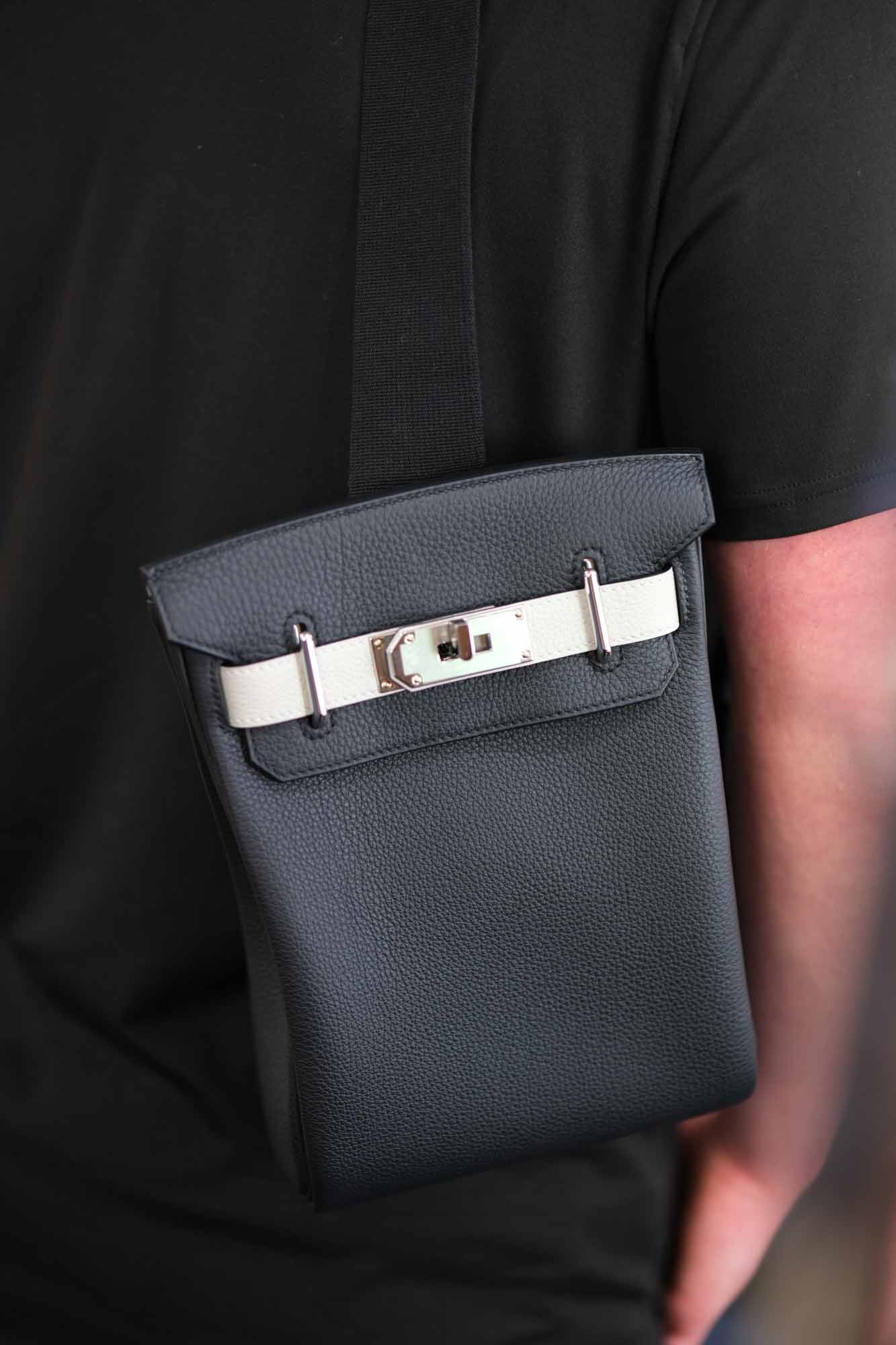 Hermès Birkin HSS HAC A Dos PM Black Togo and Craie Swift Palladium Hardware