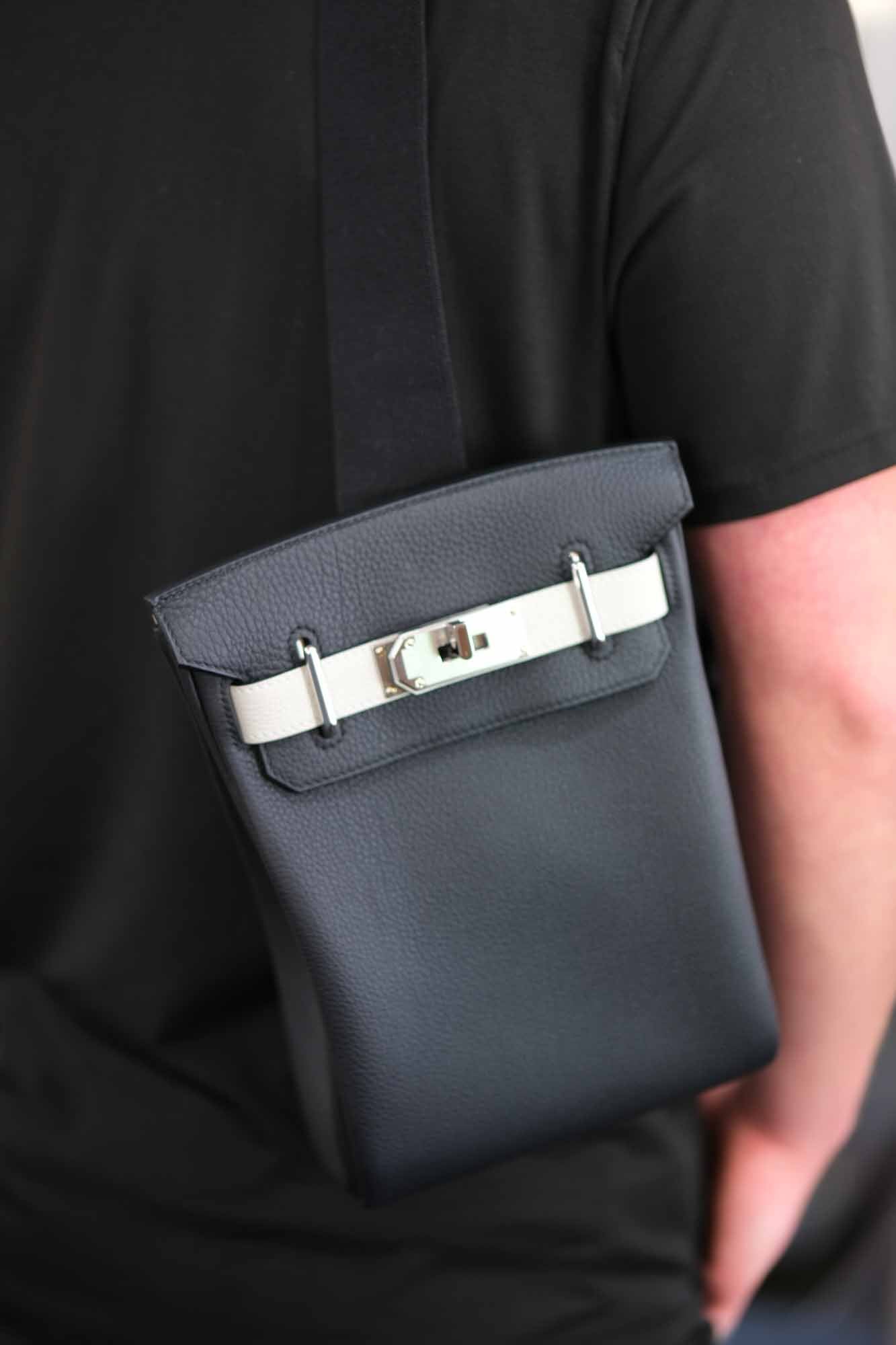 Hermès Birkin HSS HAC A Dos PM Black Togo and Craie Swift Palladium Hardware