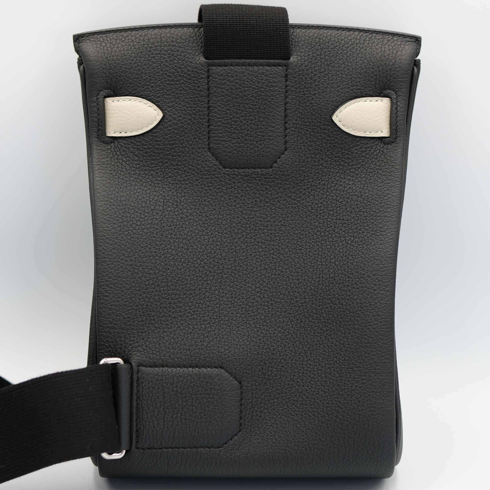 Hermès Birkin HSS HAC A Dos PM Black Togo and Craie Swift Palladium Hardware