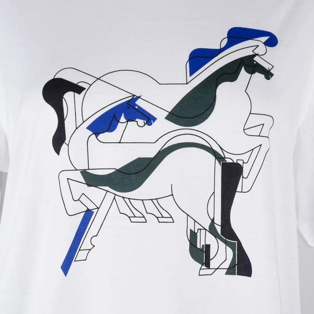 HERMÈS BRAZILIAN HORSE PRINT T-SHIRT