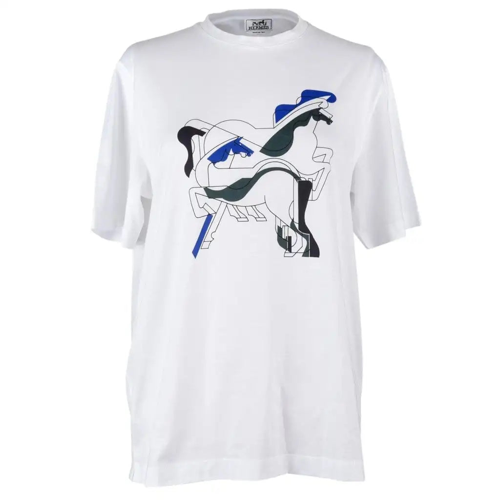 HERMÈS BRAZILIAN HORSE PRINT T-SHIRT