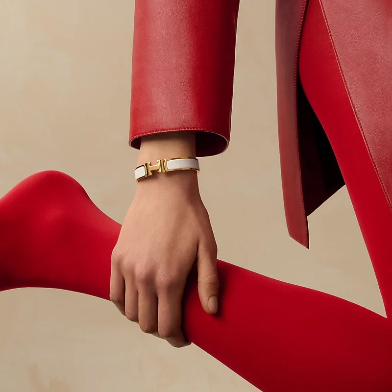 HERMÈS CLIC H BRACELET PM CREAM