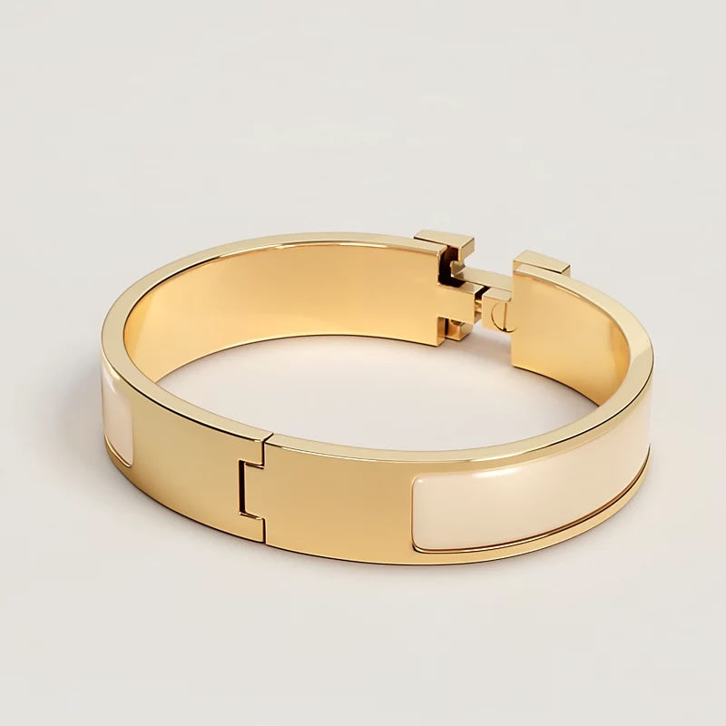 HERMÈS CLIC H BRACELET PM CREAM