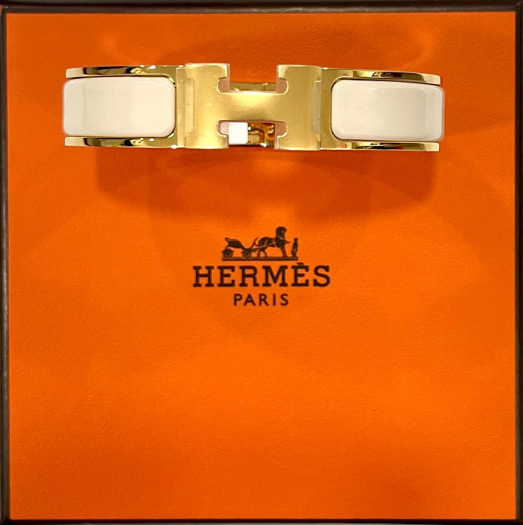 HERMÈS CLIC H BRACELET PM CREAM