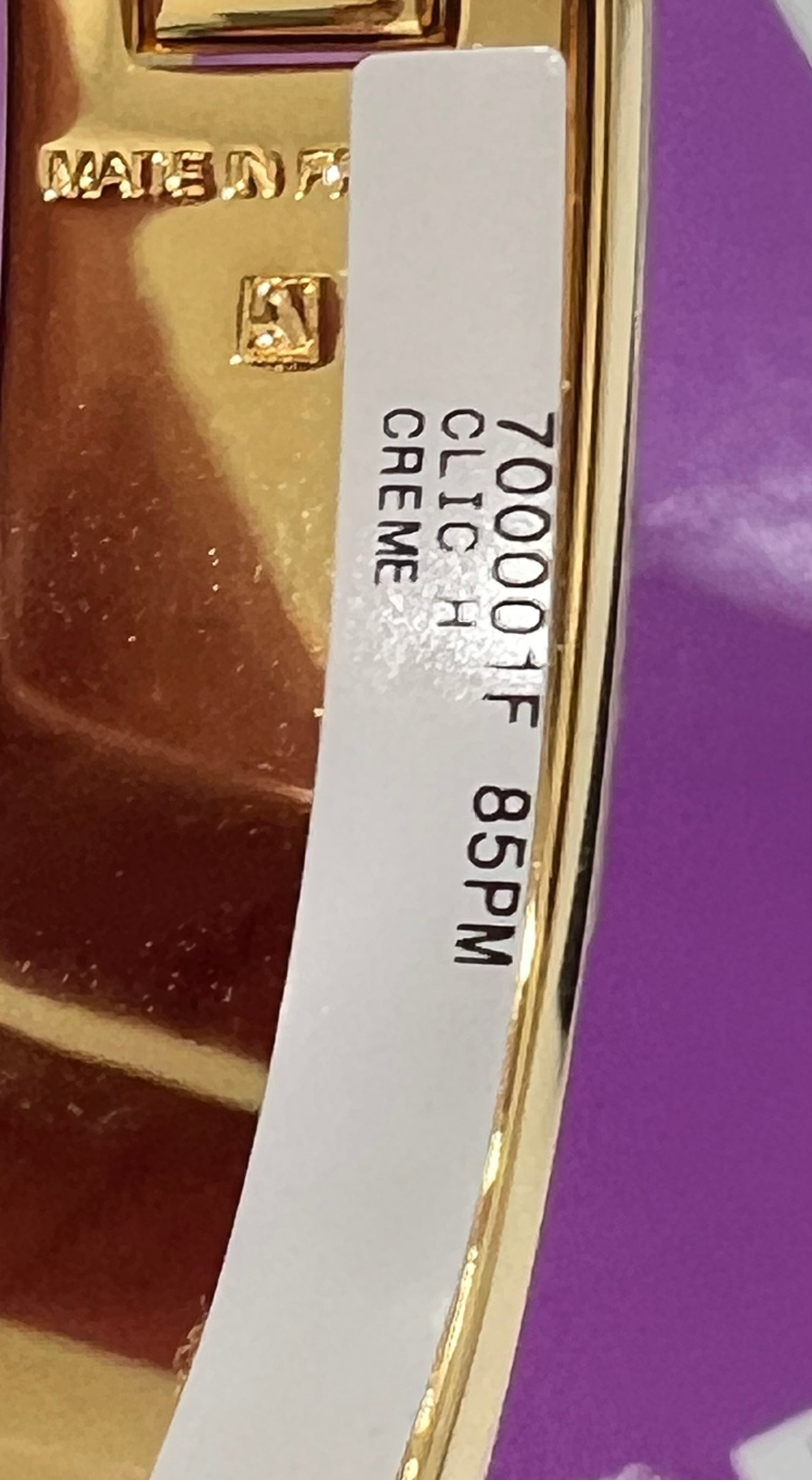 HERMÈS CLIC H BRACELET PM CREAM