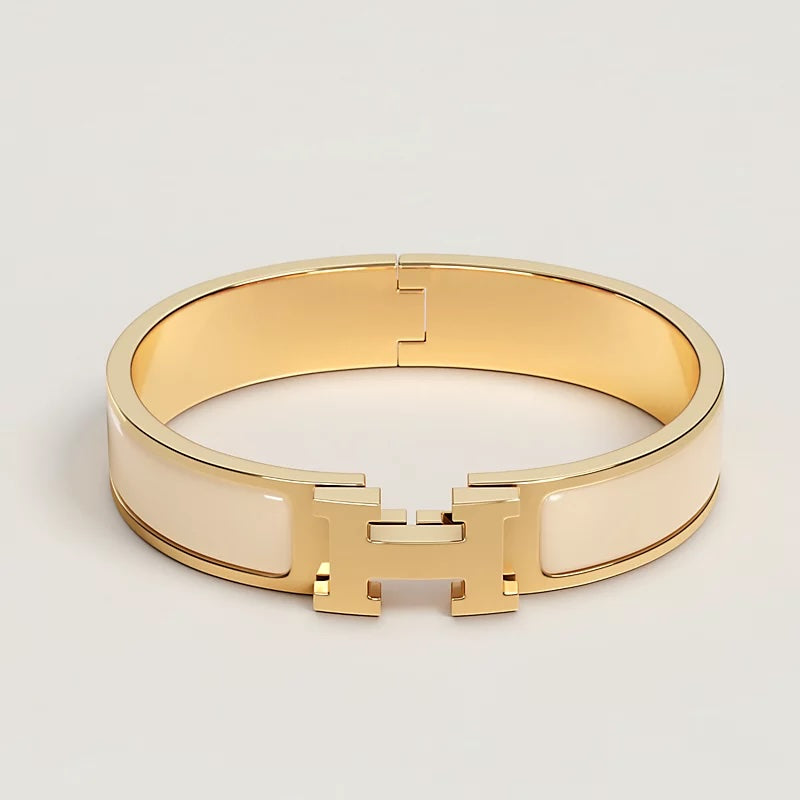 HERMÈS CLIC H BRACELET PM CREAM