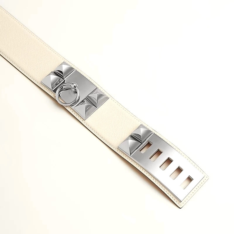 HERMÈS COLLIER DE CHIEN EPSOM LEATHER 42MM BELT