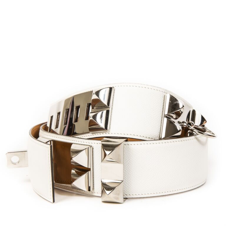 HERMÈS COLLIER DE CHIEN EPSOM LEATHER 42MM BELT