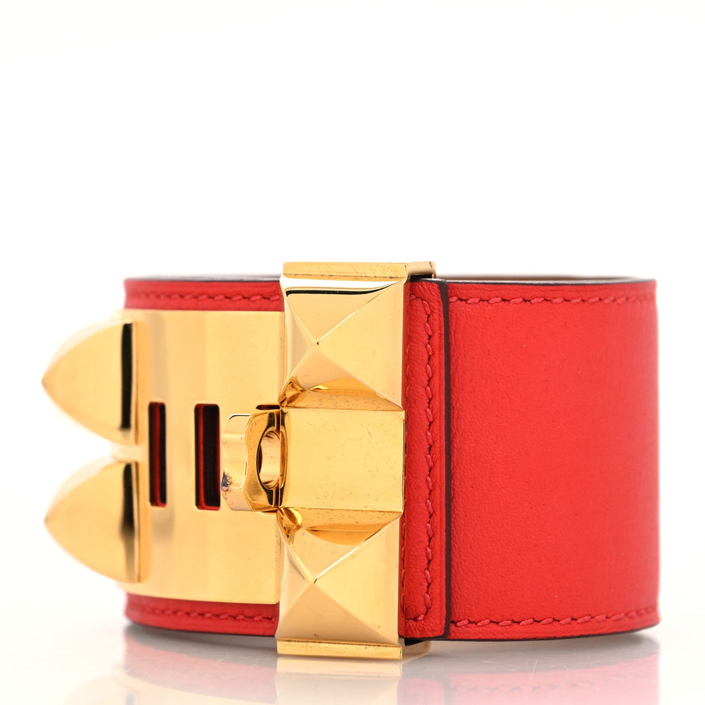 HERMÈS COLLIER DE CHIEN SWIFT T2 CUFF BRACELET