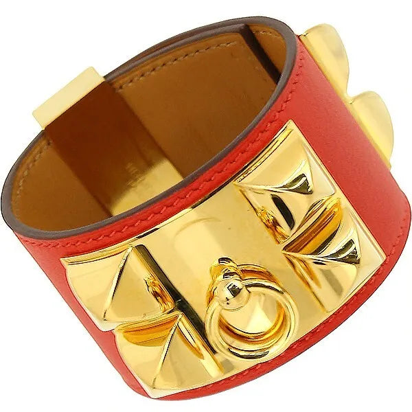 HERMÈS COLLIER DE CHIEN SWIFT T2 CUFF BRACELET