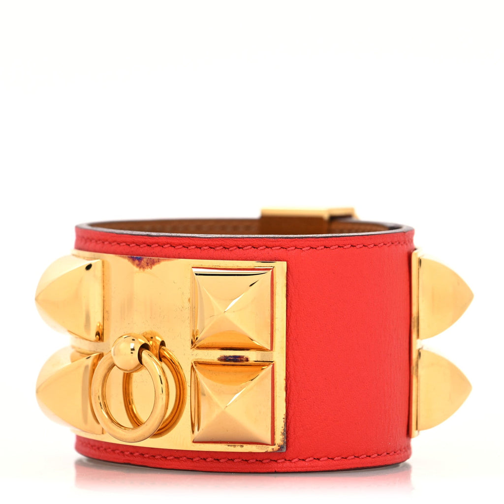 HERMÈS COLLIER DE CHIEN SWIFT T2 CUFF BRACELET