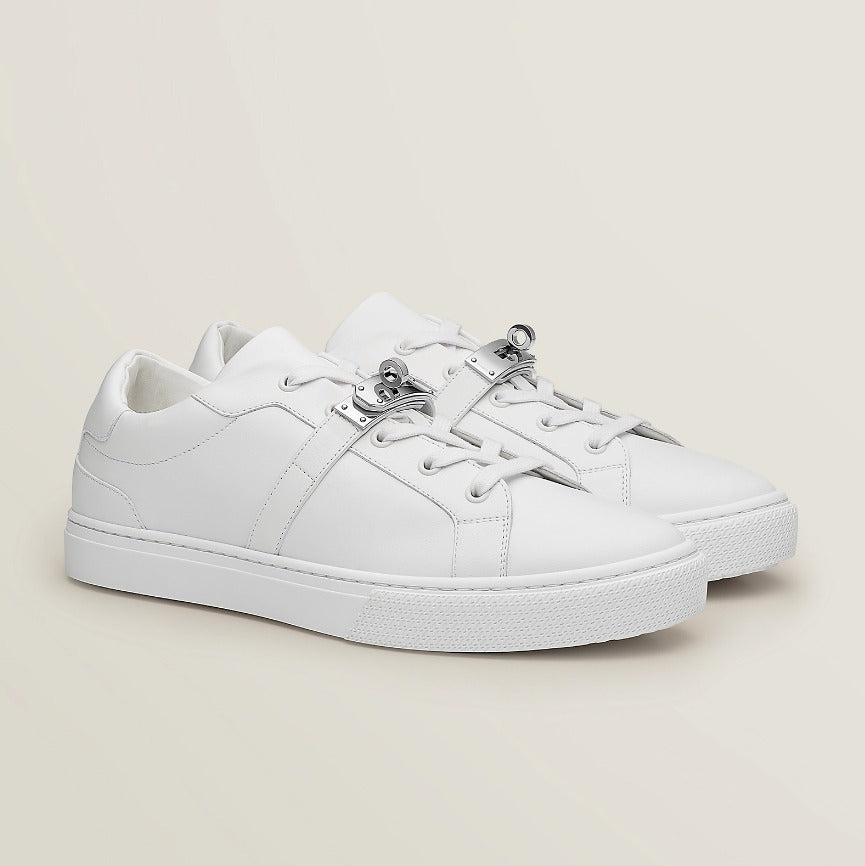 HERMÈS DAY KELLY CALFSKIN LEATHER SNEAKERS