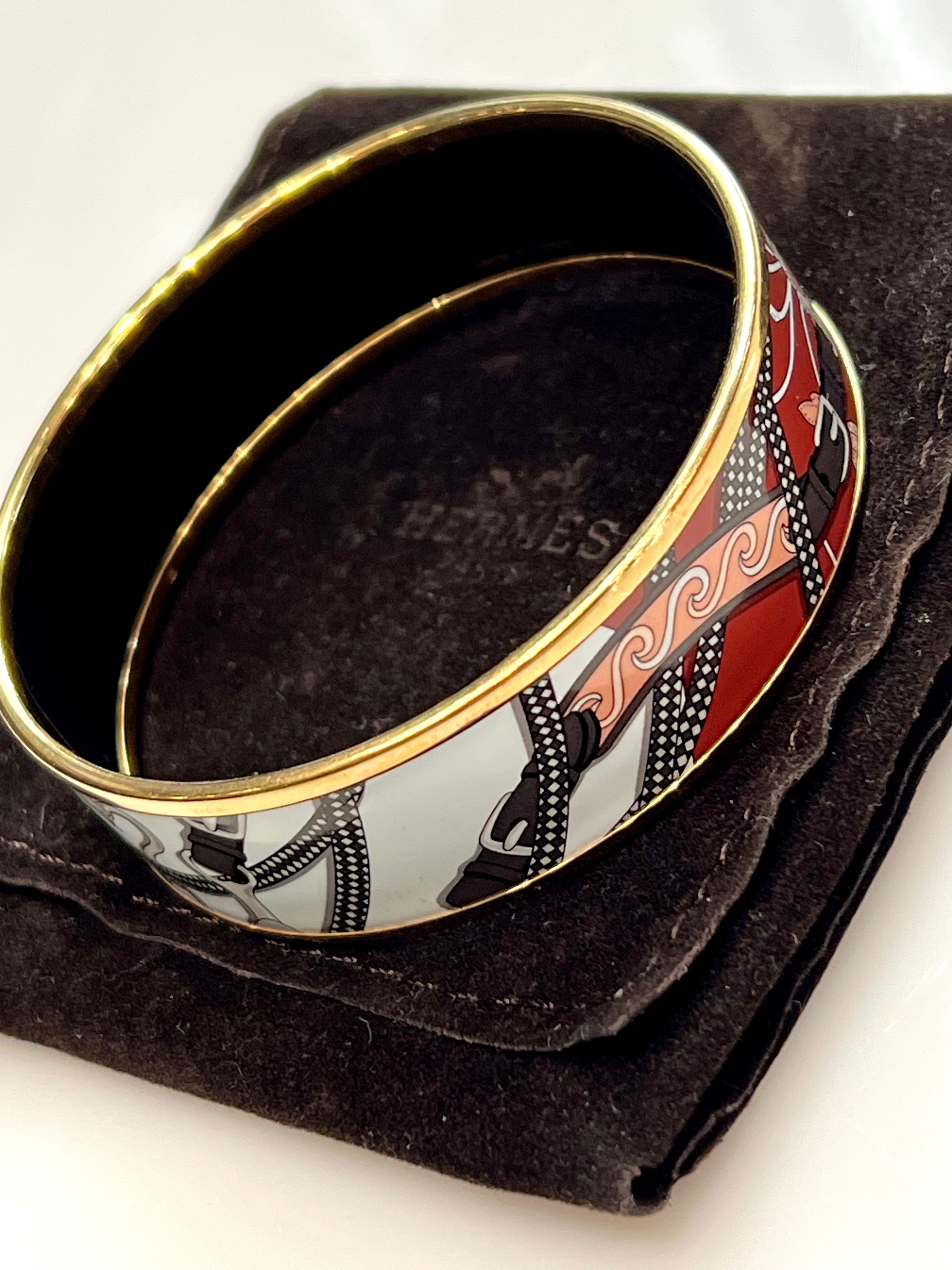 HERMÈS FESTIVAL DES AMAZONES ENAMEL BRACELET