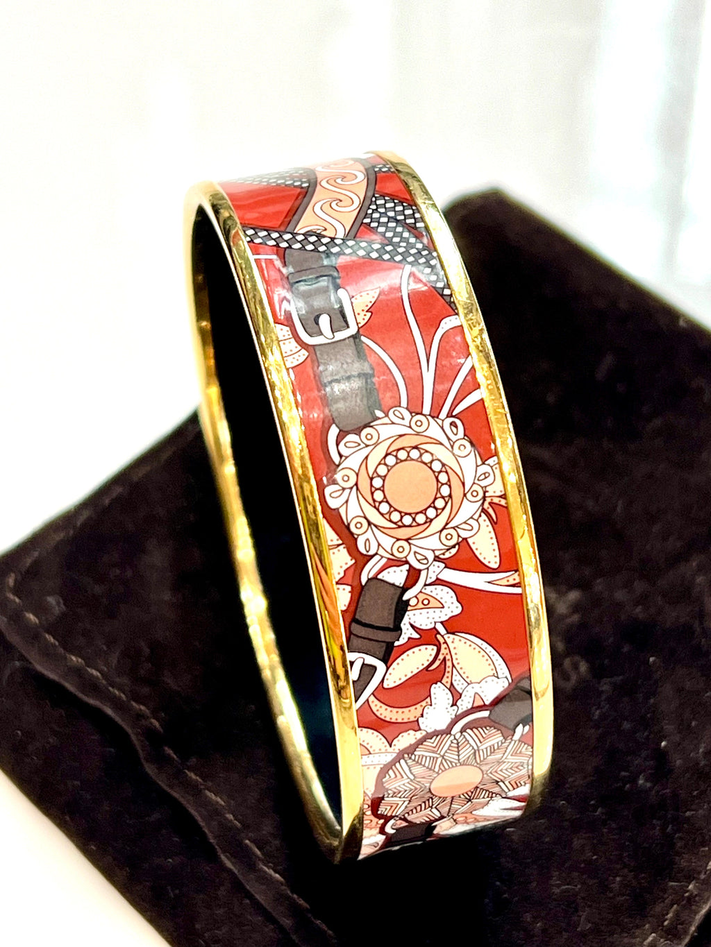 HERMÈS FESTIVAL DES AMAZONES ENAMEL BRACELET