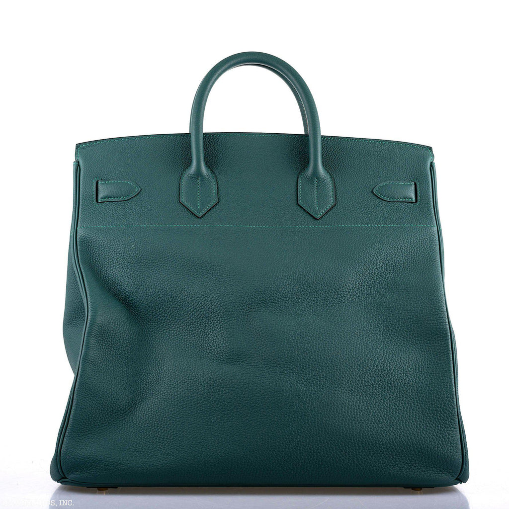 Hermès HAC Birkin 40 Malachite Togo with Gold Hardware