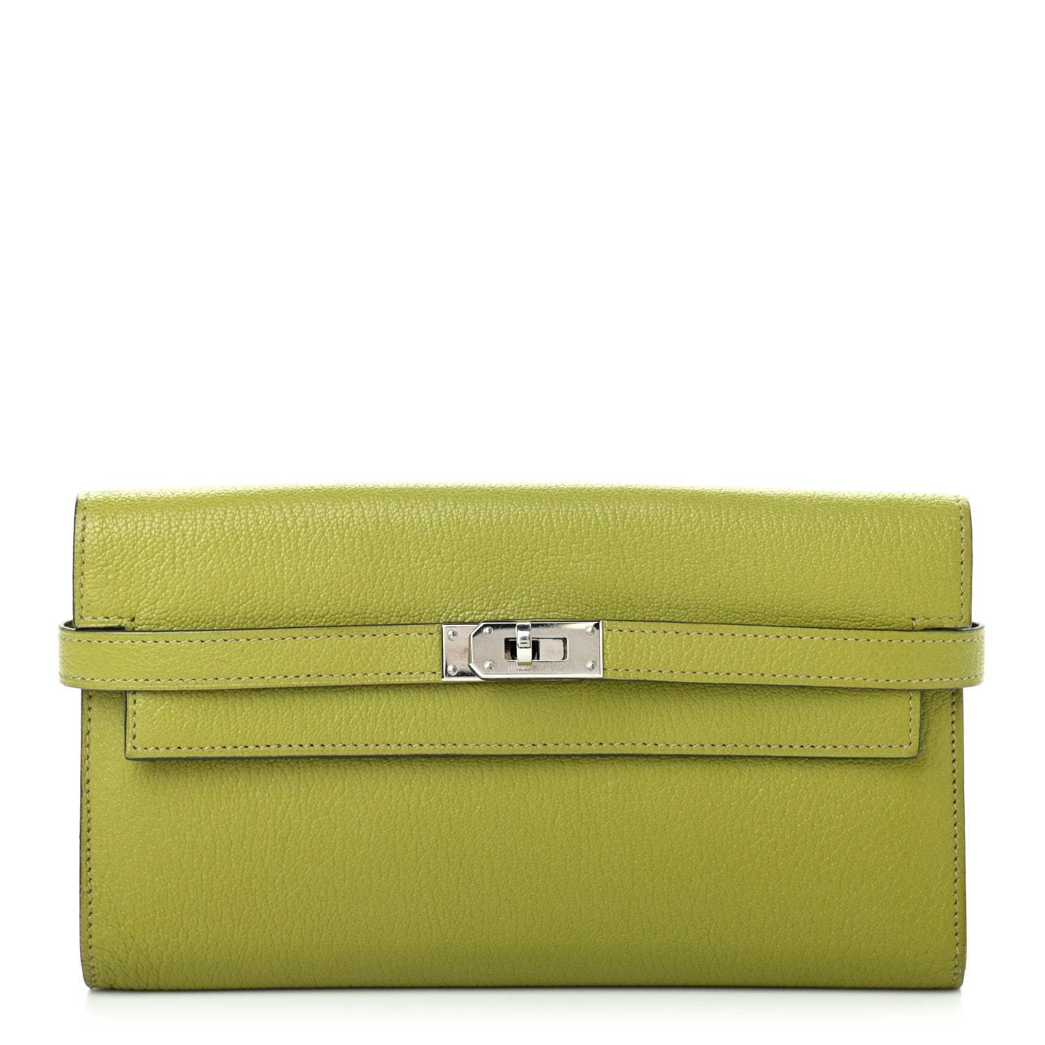 HERMÈS Kelly Long Chevre Mysore Wallet