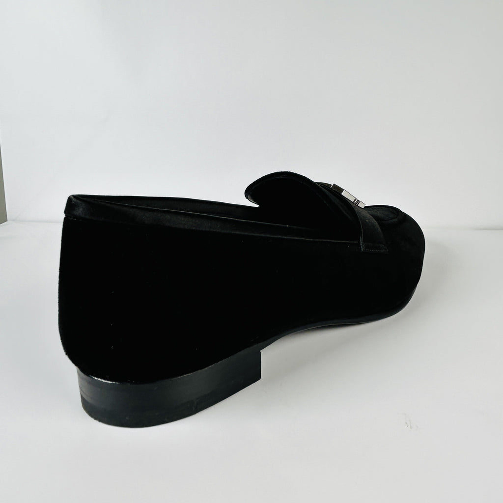 HERMÈS PARIS VELVET LOAFERS