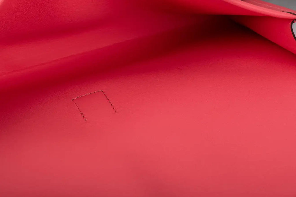 HERMÈS ROSE AZALEE JIGE ELAN CLUTCH BAG