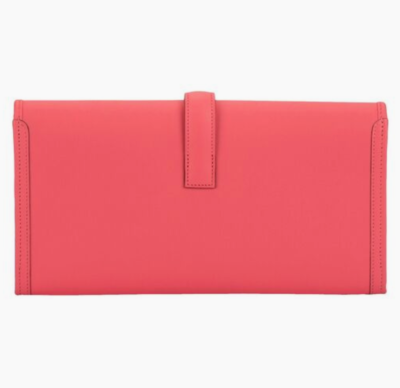 HERMÈS ROSE AZALEE JIGE ELAN CLUTCH BAG