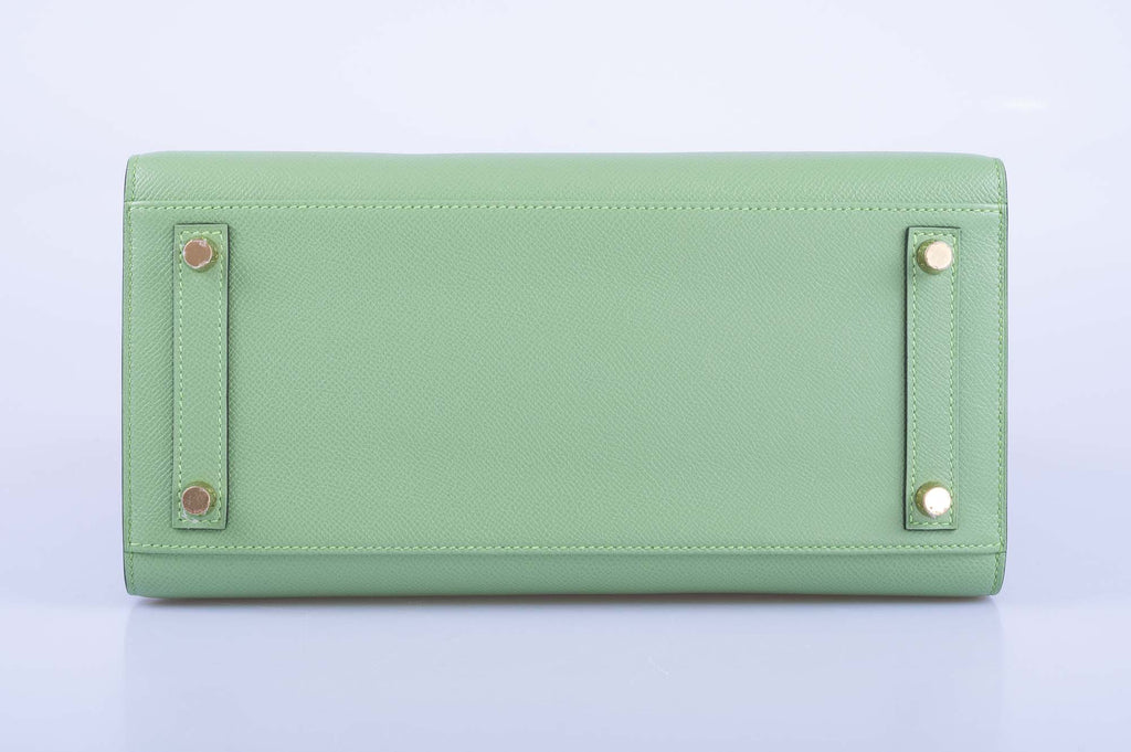 Hermès Sellier Birkin 30 Vert Criquet Epsom Gold Hardware