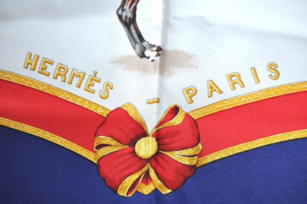 HERMÈS  ECOLE FRANCAISE D'EQUITATION SILK SCARF