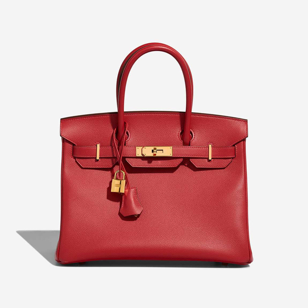 HERMÈS BIRKIN 30 ROUGE CASAQUE EPSOM LEATHER GOLD HARDWARE