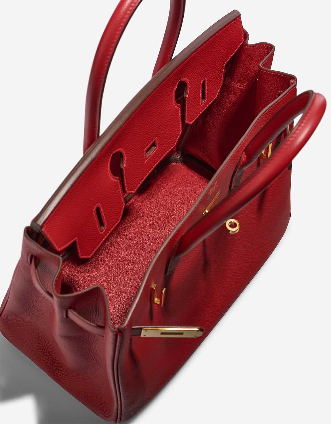 HERMÈS BIRKIN 30 ROUGE CASAQUE EPSOM LEATHER GOLD HARDWARE