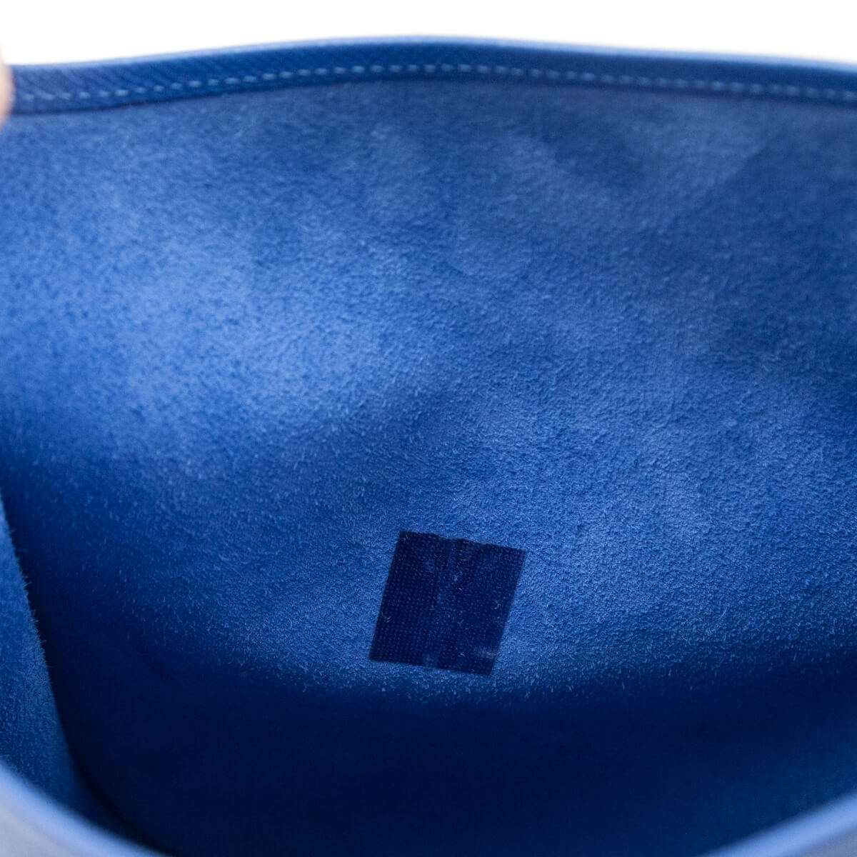 Hermes Bleu Mykonos Epsom Evelyne III GM 33
