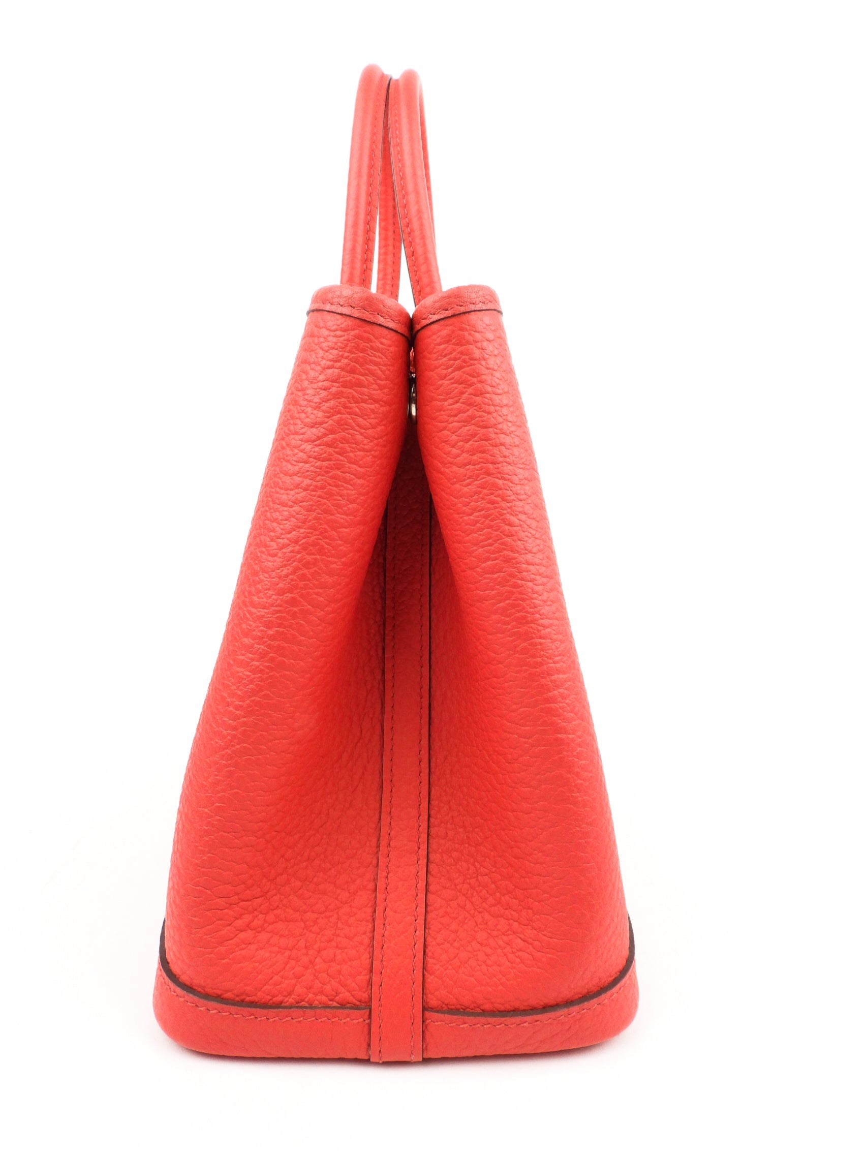 Hermes Garden Party Small TPM 30 in Bougainvillea Pink Negonda Leather Tote SHW