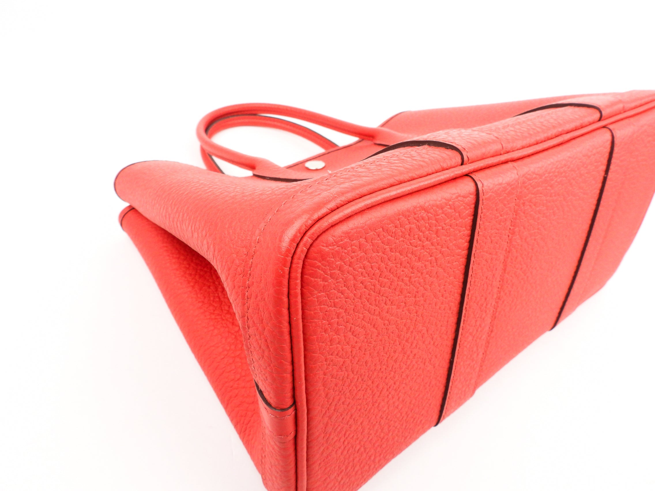 Hermes Garden Party Small TPM 30 in Bougainvillea Pink Negonda Leather Tote SHW