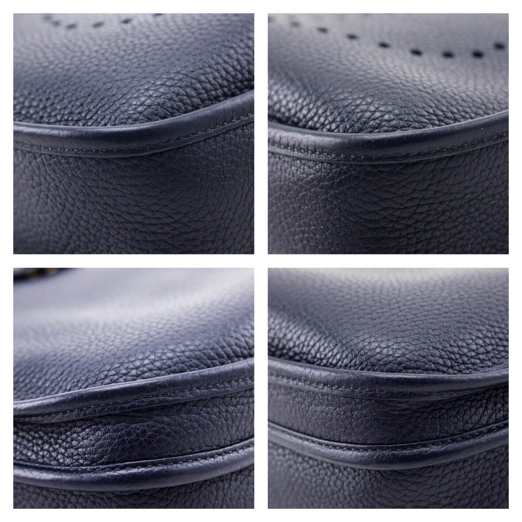Hermes Midnight Blue Clemence Evelyne III PM 29