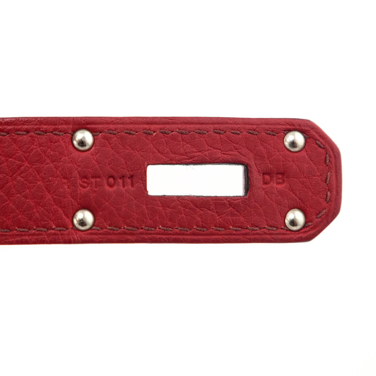 Hermes Rouge H & Rouge Casaque Taurillon Clemence Bi-Color Jypsiere 28