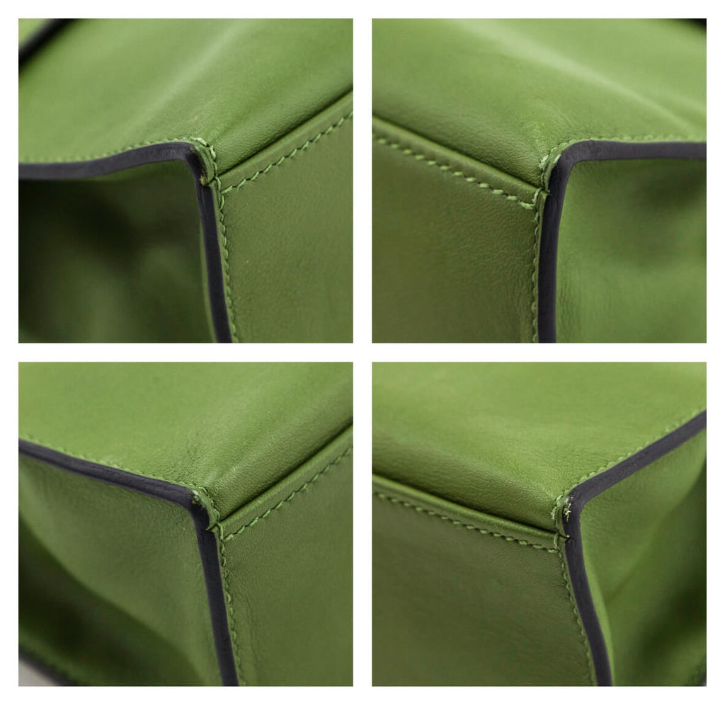Hermes Vert Pelouse Swift Kelly Pochette