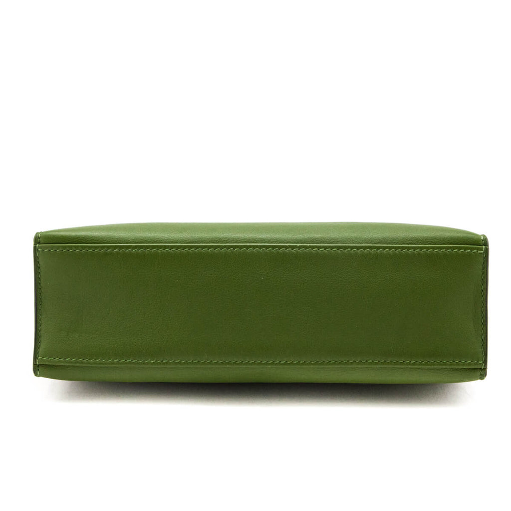 Hermes Vert Pelouse Swift Kelly Pochette