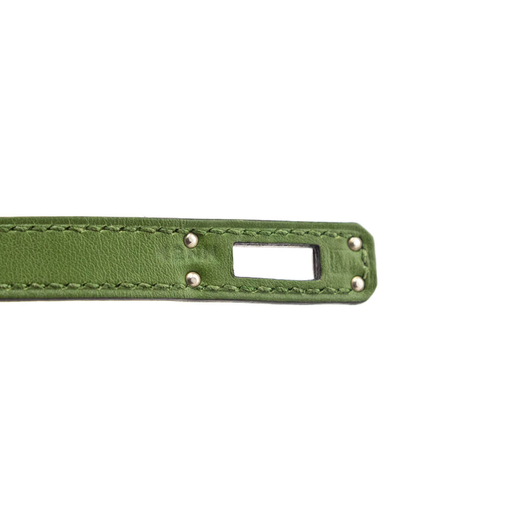 Hermes Vert Pelouse Swift Kelly Pochette