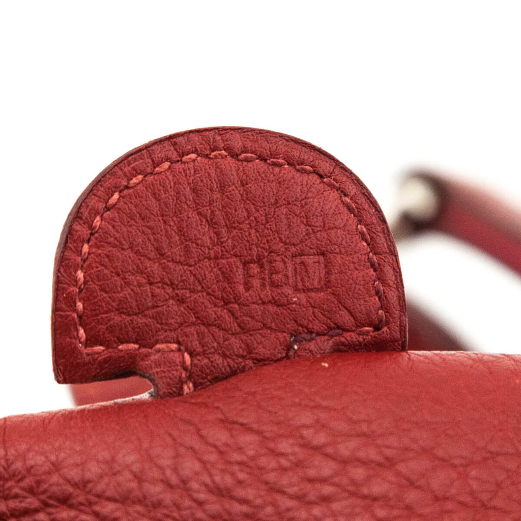 Hermes Rouge Hermes Clemence Evelyne III PM