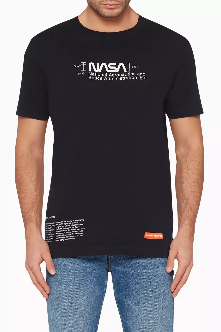 HERON PRESTON NASA LOGO PRINT T-SHIRT
