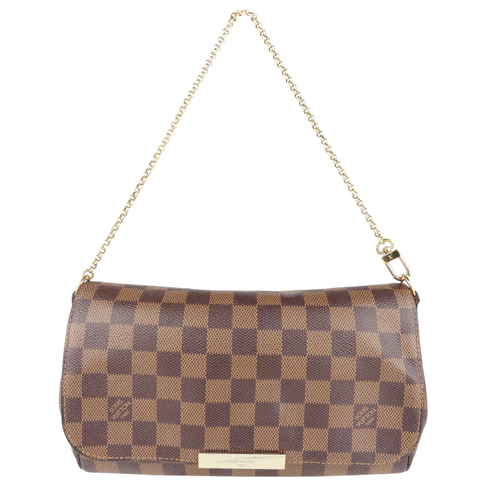 Louis Vuitton Favorite MM Damier Ebene Coated Canvas