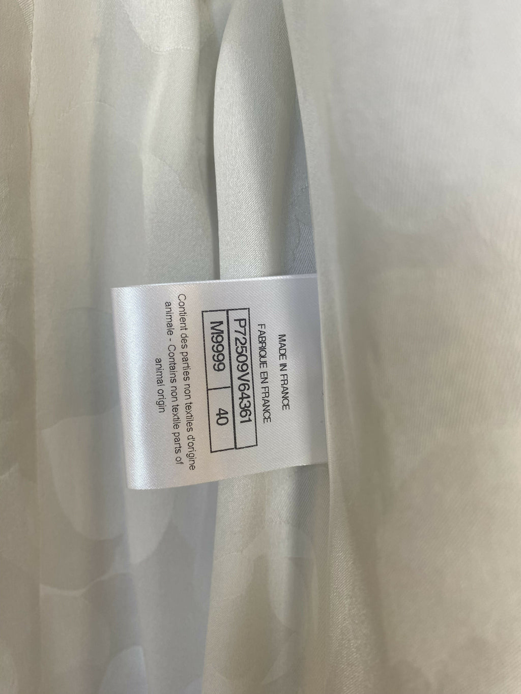 Chanel 22S Runway Sequin CC Logo Black and White Jacket FR 40