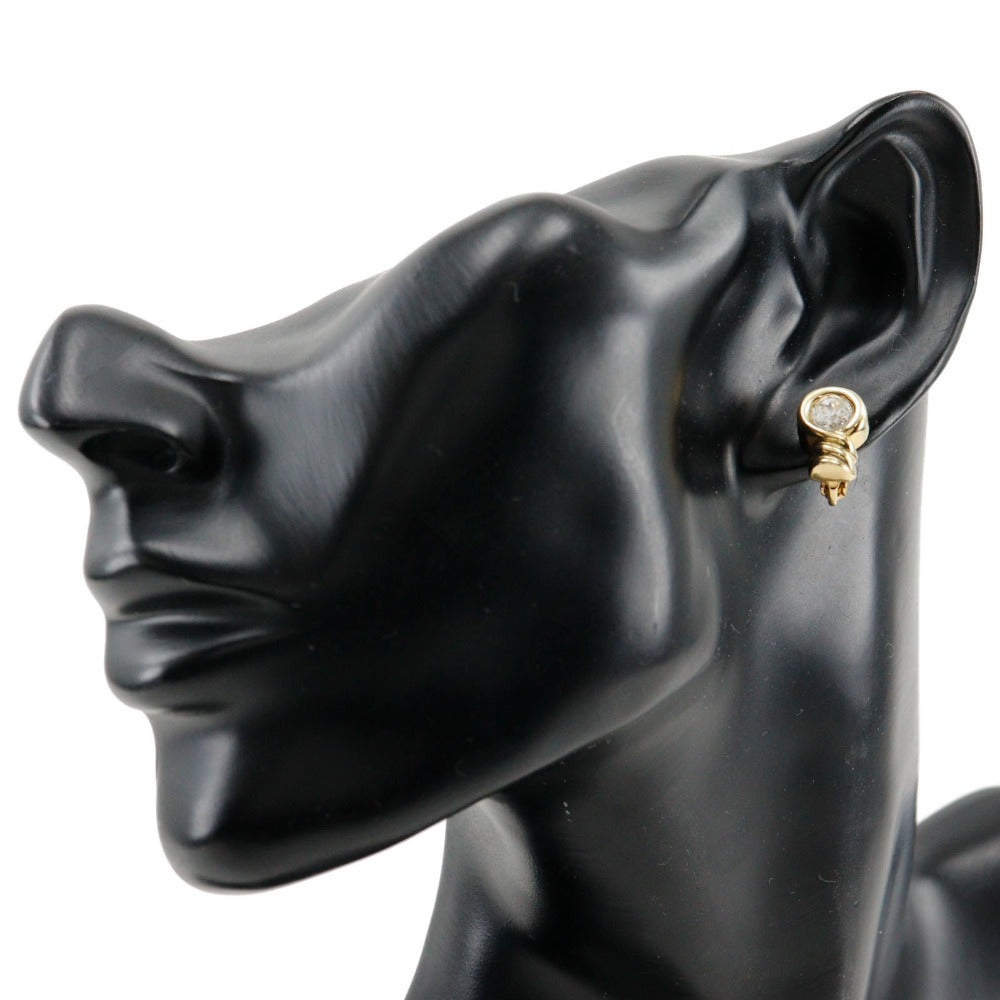 Dior Vintage Gold Plated Rhinestone Earrings