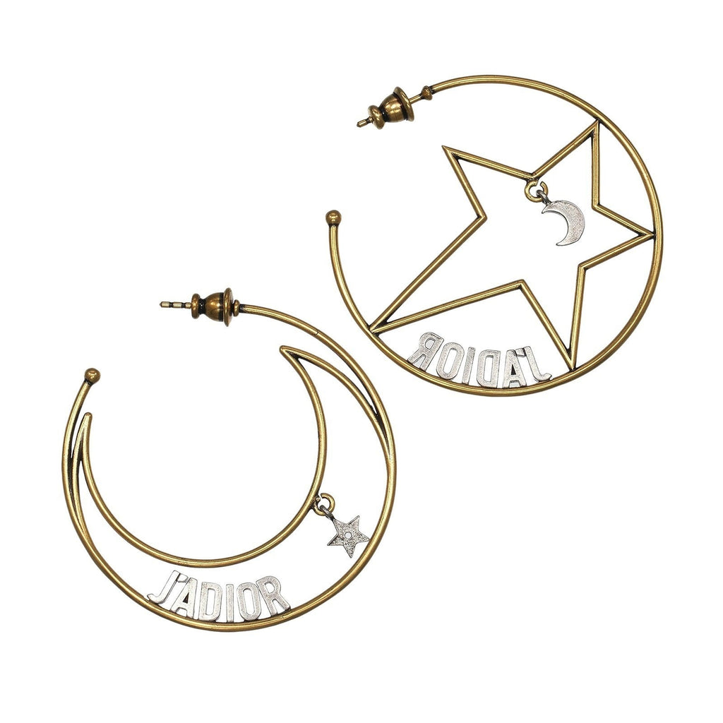 Dior J'ADIOR Moon & Star Earrings